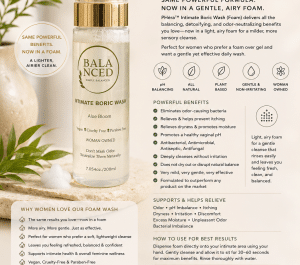 PHèra Intimate Boric Wash (Foam) – Aloe Bloom - Image 3